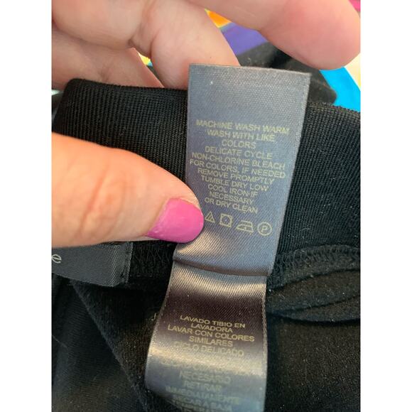 Liz Claiborne black pull on sweat pants size large - Picture 4 of 8